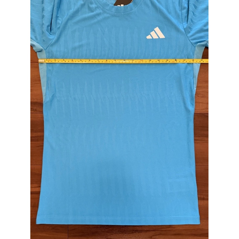 adidas Tennis Climacool+ AIRCHILL FreeLift Tee Sports Top Slim Fit Men's Small S - Picture 8 of 10